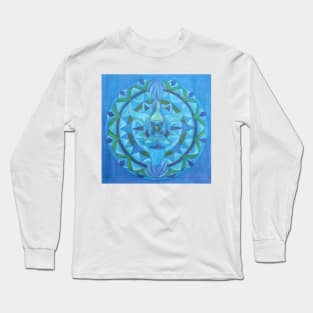 Angel of Friendship free-hand mandala Long Sleeve T-Shirt